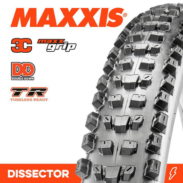 Maxxis Tyre Dissector 27.5 X 2.40 WT 3C Grip Dd TR Fold 120X2TPI E-25